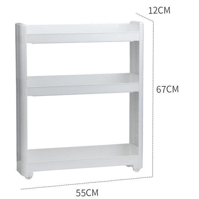 Movable multi-layer storage rack