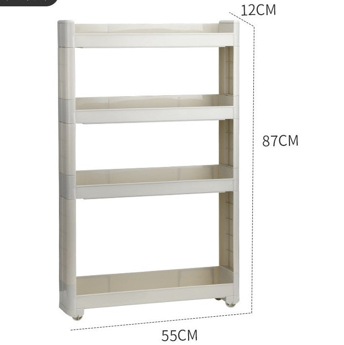 Movable multi-layer storage rack