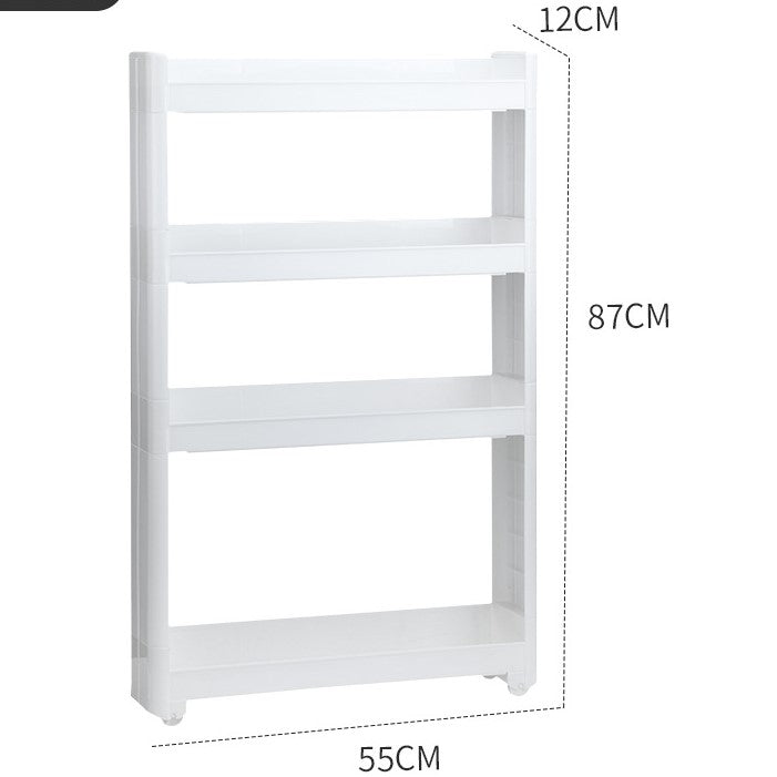 Movable multi-layer storage rack