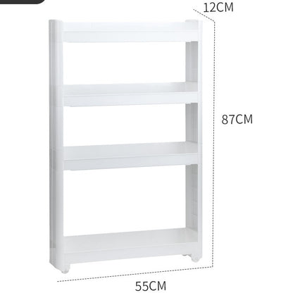 Movable multi-layer storage rack